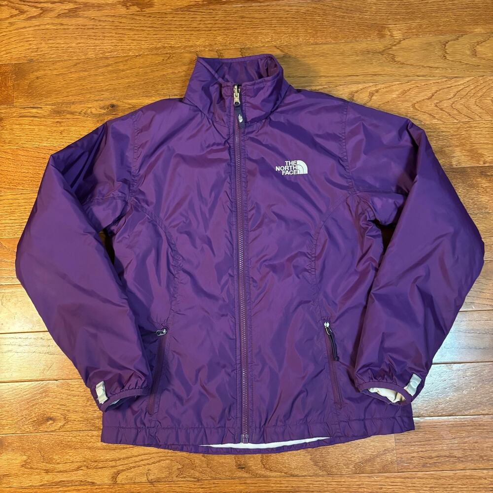 The North Face Women's Small Purple Lightweight Insulated Jacket Windbreaker
